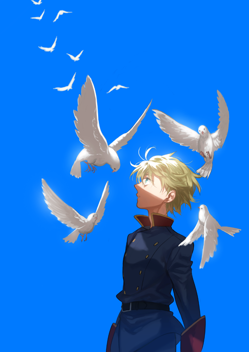 10s, 1boy, aldnoah.zero, animoool, bad_id, bad_pixiv_id, bird, blonde_hair