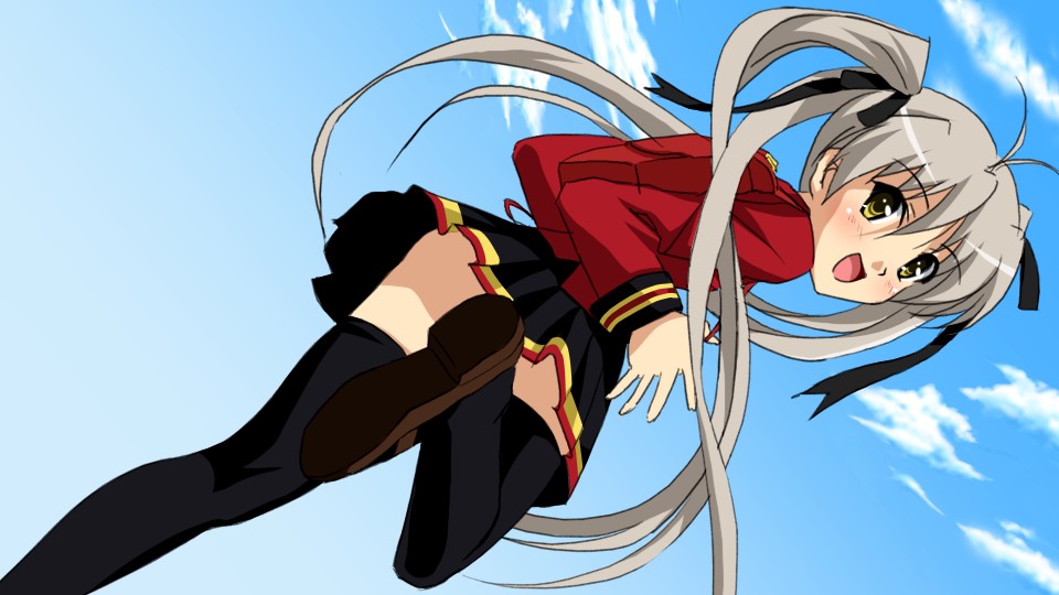 00s, antenna_hair, ass, convenient_censoring, long_hair, mochida_hinako, myself_yourself, open_mouth