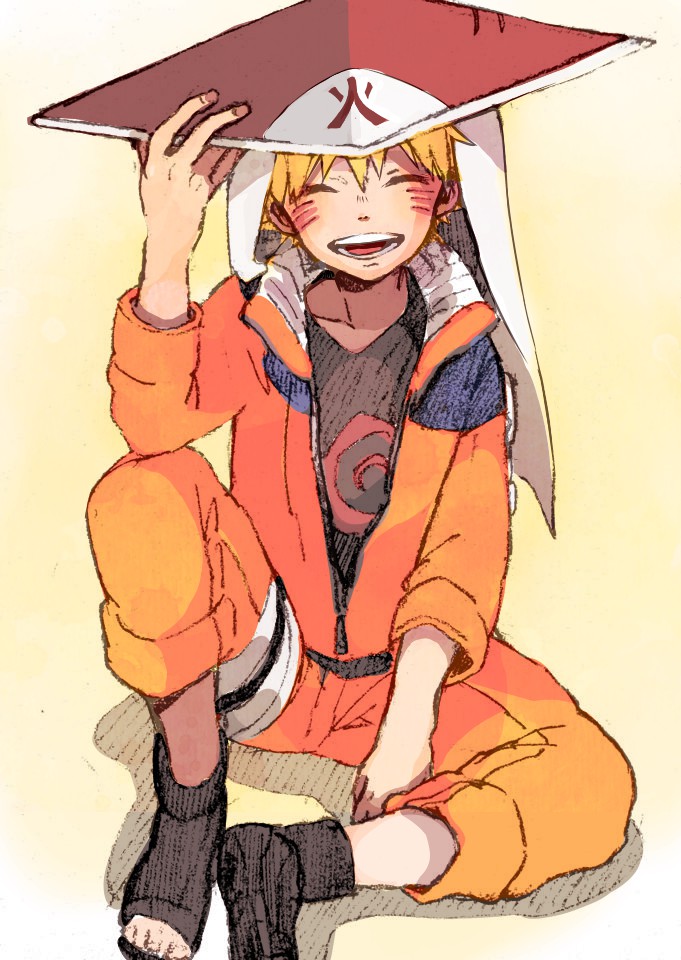 1boy, blonde_hair, closed_eyes, facial_mark, hand_on_headwear, hat, jacket, male_focus