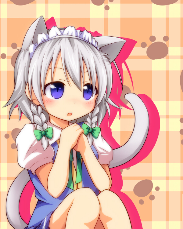 1girl, :o, aged_down, animal_ears, blue_eyes, blush, braid, cat_ears