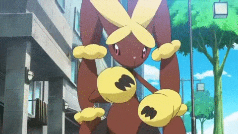 animated, animated_gif, battle, gen_3_pokemon, gen_4_pokemon, lopunny, lowres, mega_lopunny, mega_pokemon, mega_sableye, nintendo, no_humans, pokemon, pokemon_(creature), sableye