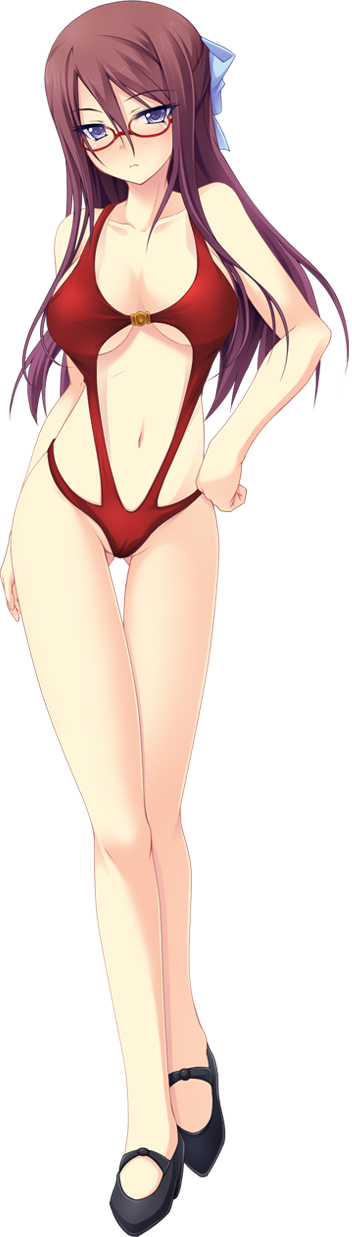 1girl, akikawa_kiyoka, anata_no_koto_wo_suki_to_iwasete, blue_eyes, blush, breasts, brown_hair, cleavage