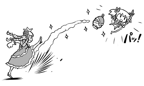 10s, 2girls, anne_punt_quettebuss, bow_(weapon), comic, crossover, crown, dress