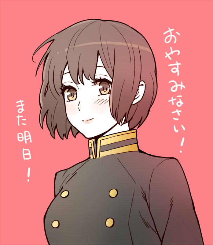 1girl, axis_powers_hetalia, bad_id, bad_pixiv_id, black_hair, blush, brown_eyes, female_focus