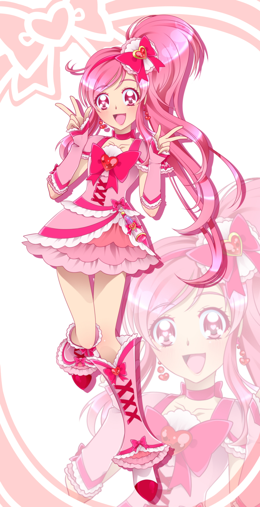 0417nao, 1girl, absurdres, aino_hikaru_(0417nao), bad_id, bad_pixiv_id, boots, bow