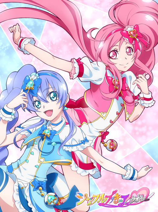 0417nao, 2girls, aiguillette, aino_hikaru_(0417nao), bad_id, bad_pixiv_id, blue_eyes, blue_hair