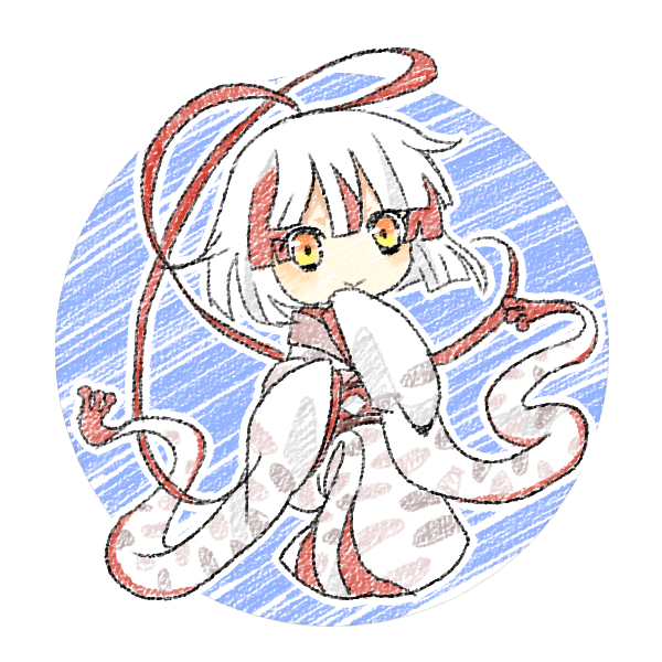 1girl, bad_id, bad_pixiv_id, colored_skin, female_focus, funamusea, japanese_clothes, kimono