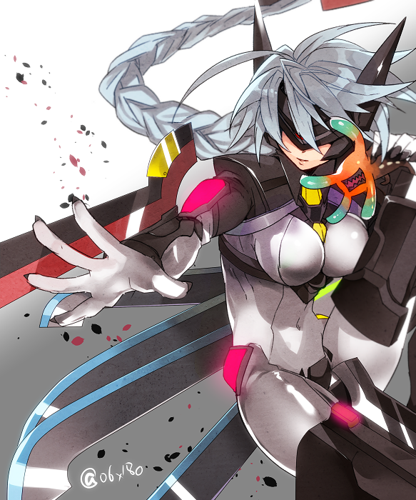 1girl, alternate_color, armor, bad_id, bad_pixiv_id, blazblue, blazblue:_chronophantasma, blazblue:_continuum_shift