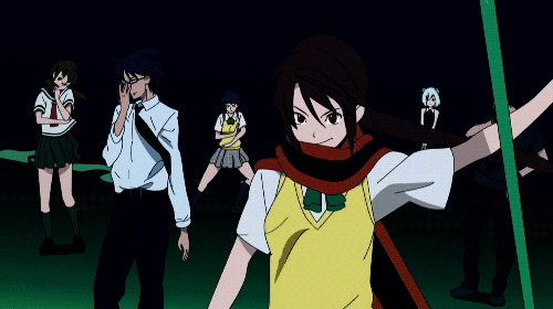 animated, animated_gif, hiizumi_akina, isone_kotoha, kishi_kyosuke, kishi_touka, lowres, multiple_boys