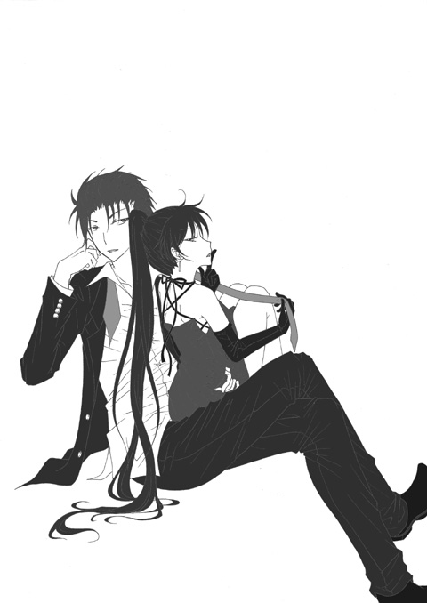 1boy, 1girl, elbow_gloves, fire_emblem, fire_emblem:_the_blazing_blade, gloves, hector_(fire_emblem), konno