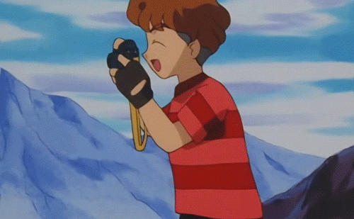 1boy, 1girl, animated, animated_gif, camera, jessie_(pokemon), lowres, nintendo