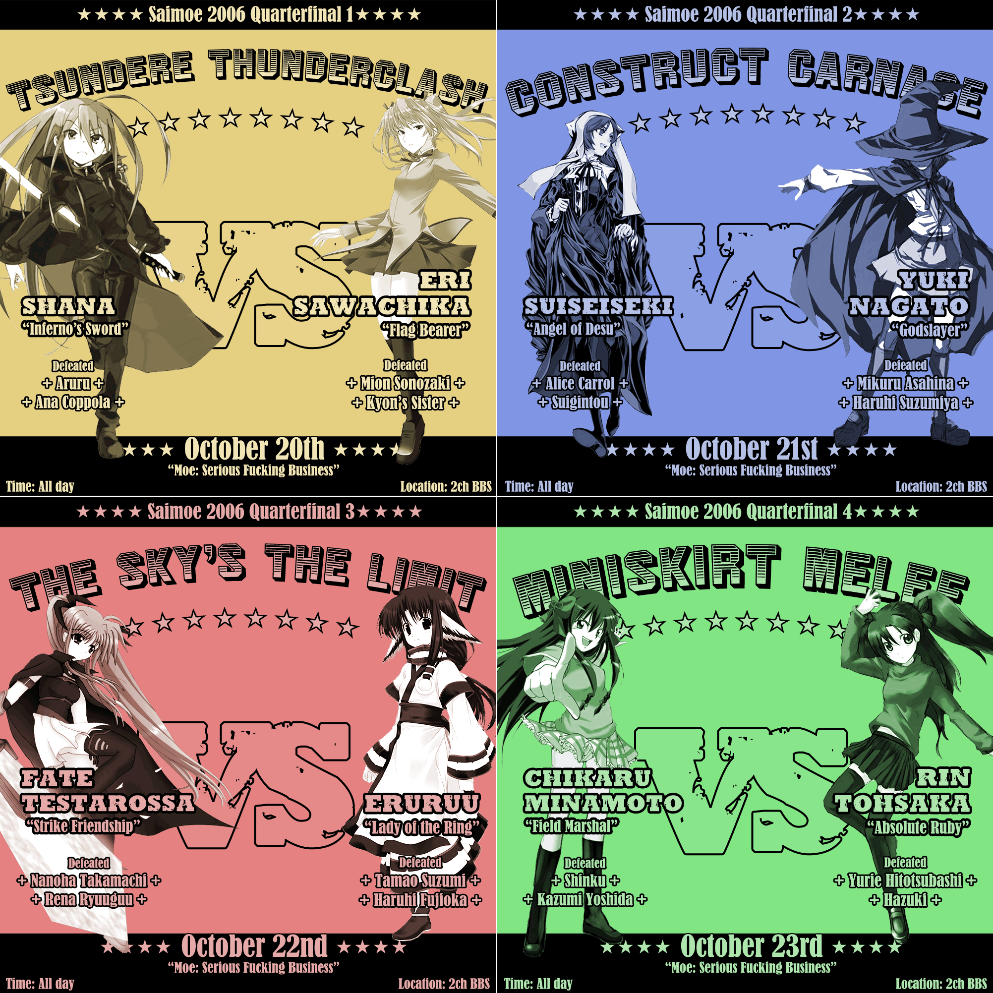 00s, 6+girls, ?, alastor_(shakugan_no_shana), animal_ears, crossover, dog_ears, eruruu