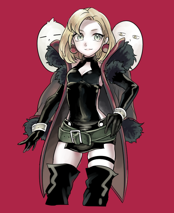 1girl, artemis_(junketsu_no_maria), artemis_(junketsu_no_maria)_(bird), belt, bird, black_boots, blonde_hair, blue_eyes
