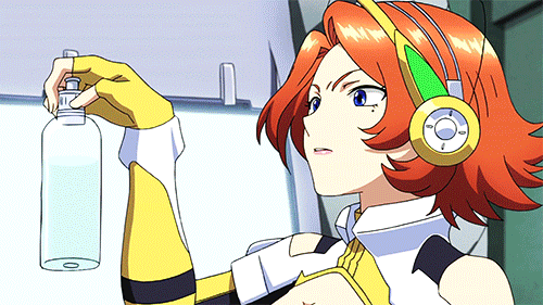 10s, 2girls, angelise_ikaruga_misurugi, animated, animated_gif, armor, blonde_hair, blue_eyes, bodysuit, cross_ange, female_focus, forced, kiss, lowres, multiple_girls, red_eyes, rosalie_(cross_ange), yuri