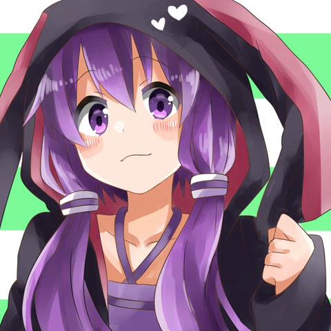 1girl, animal_ears, animal_hood, female_focus, hood, hoodie, low_twintails, lowres
