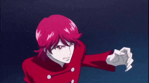 10s, 1boy, 1girl, aino_megumi, animated, animated_gif, arm_warmers, bow