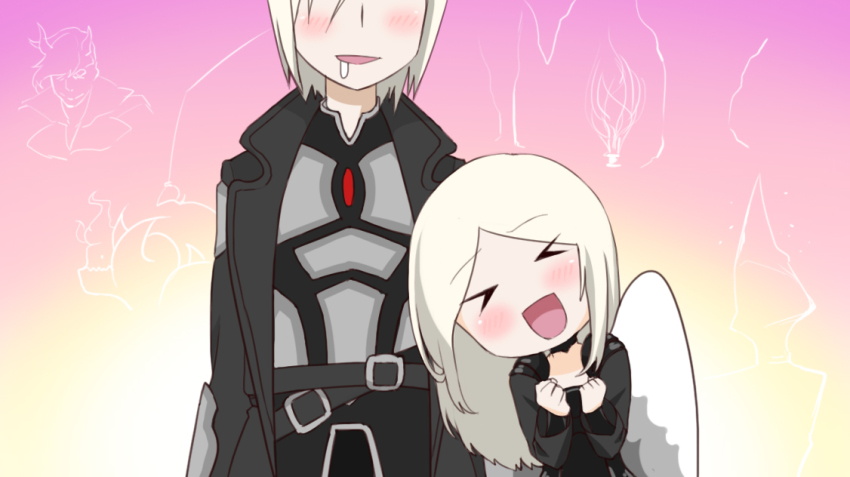 >_<, :d, angel_wings, armor, avacyn, _angel_of_hope, bad_id, bad_pixiv_id