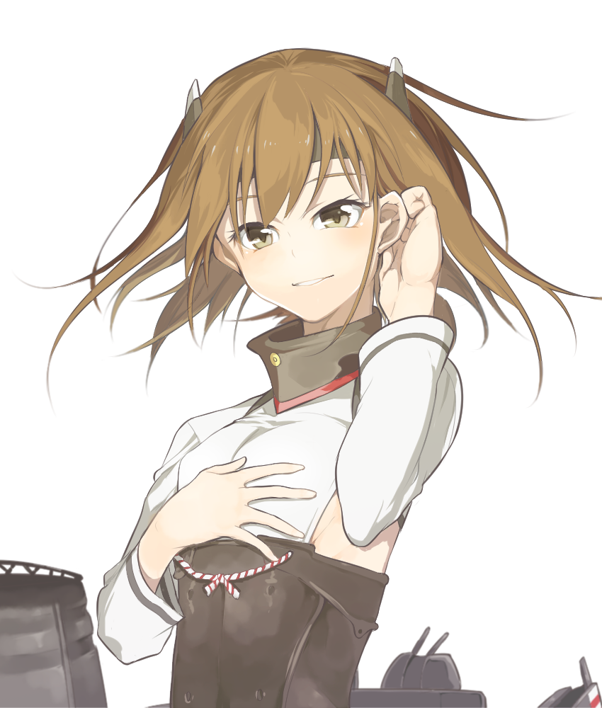 10s, 1girl, bad_id, bad_pixiv_id, brown_eyes, brown_hair, female_focus, headband