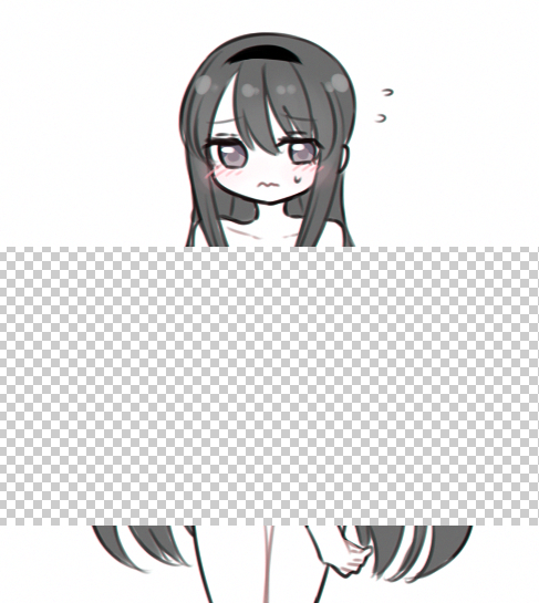 10s, 1girl, akemi_homura, black_hair, black_hairband, blush, censored, censored_nipples