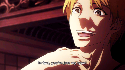 10s, 1boy, 1girl, animated, animated_gif, arita_mayu, death_parade, japanese_clothes