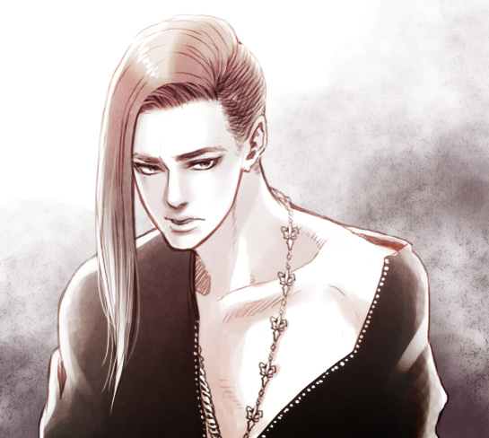 1boy, asymmetrical_hair, bigbang, earrings, fantastic_baby, g-dragon, jewelry, k-pop