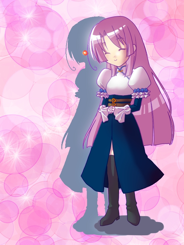 1girl, blush, breasts, closed_eyes, corset, female_focus, kirika_(kirika1677), kirika_(tempo)