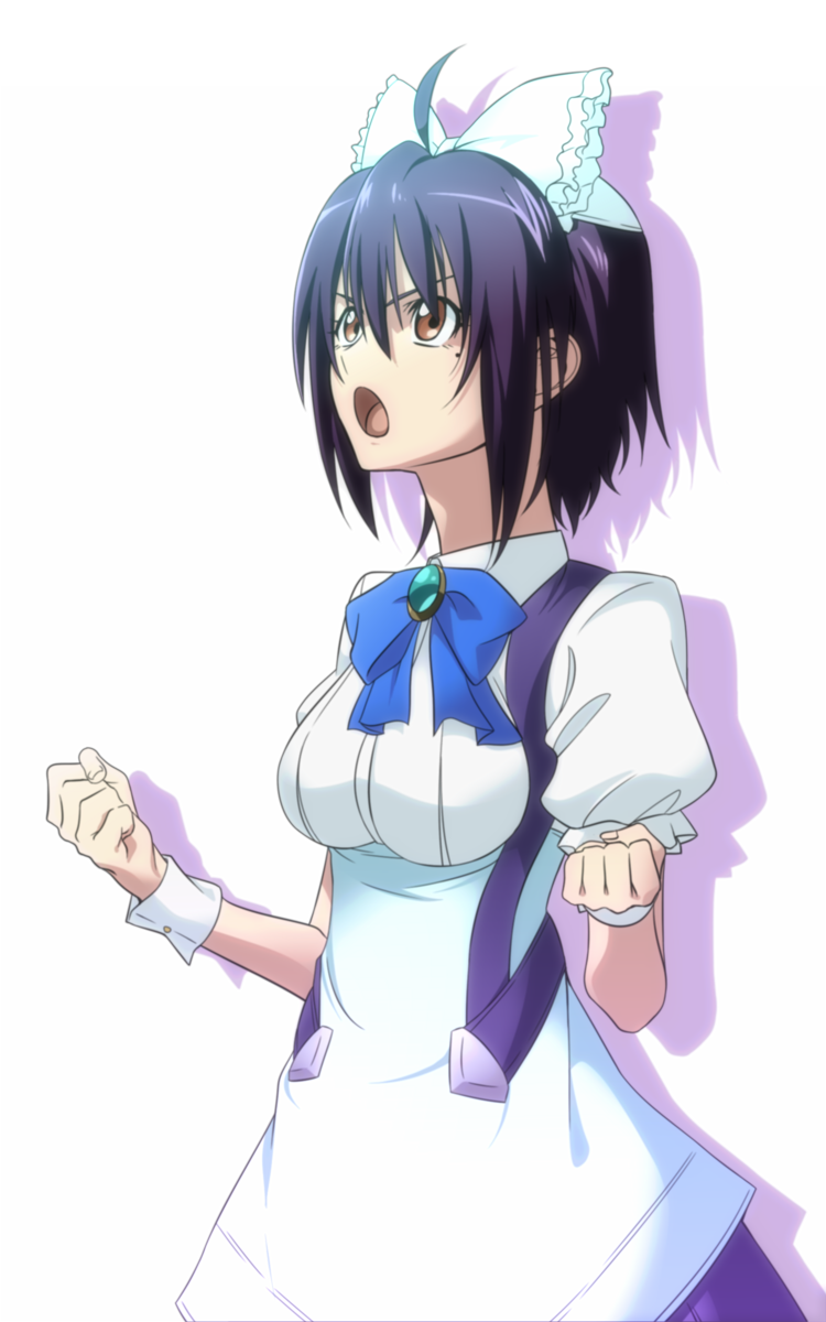 10s, 1girl, apron, artist_request, bow, cross_ange, female_focus, hair_bow