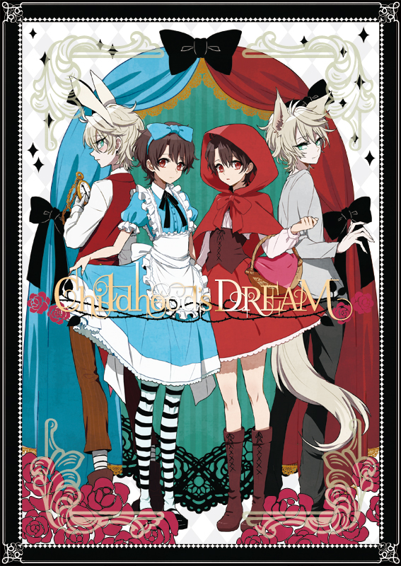 4boys, aldnoah.zero, alice's_adventures_in_wonderland, alice_(alice_in_wonderland), alice_(alice_in_wonderland)_(cosplay), animal_ears, bad_id, bad_pixiv_id