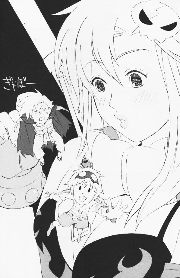 00s, 1girl, 3boys, bare_shoulders, between_breasts, bikini, bikini_top_only, blush