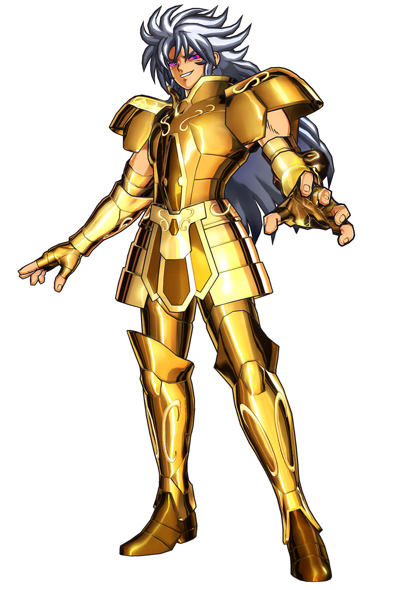 1boy, armor, evil_face, full_armor, gauntlets, gemini_saga, gold, gold_saint