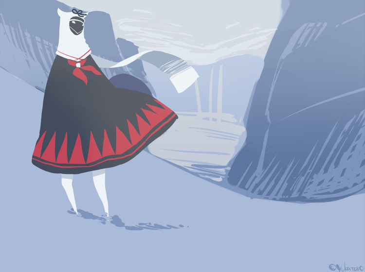 10s, androgynous, cape, cosplay, crossover, desert, gender_request, hood