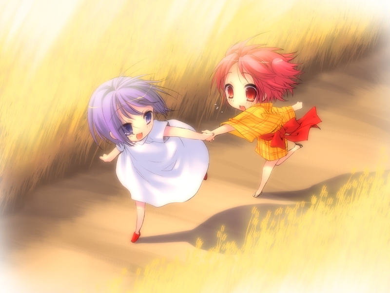 2girls, akizuki_nagi, chibi, game_cg, ito_noizi, momose_hikaru, multiple_girls, neffy