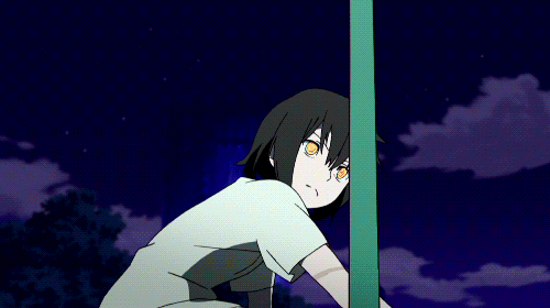 2girls, animated, animated_gif, anime_screenshot, azuma_rin, brown_hair, fighting, lowres