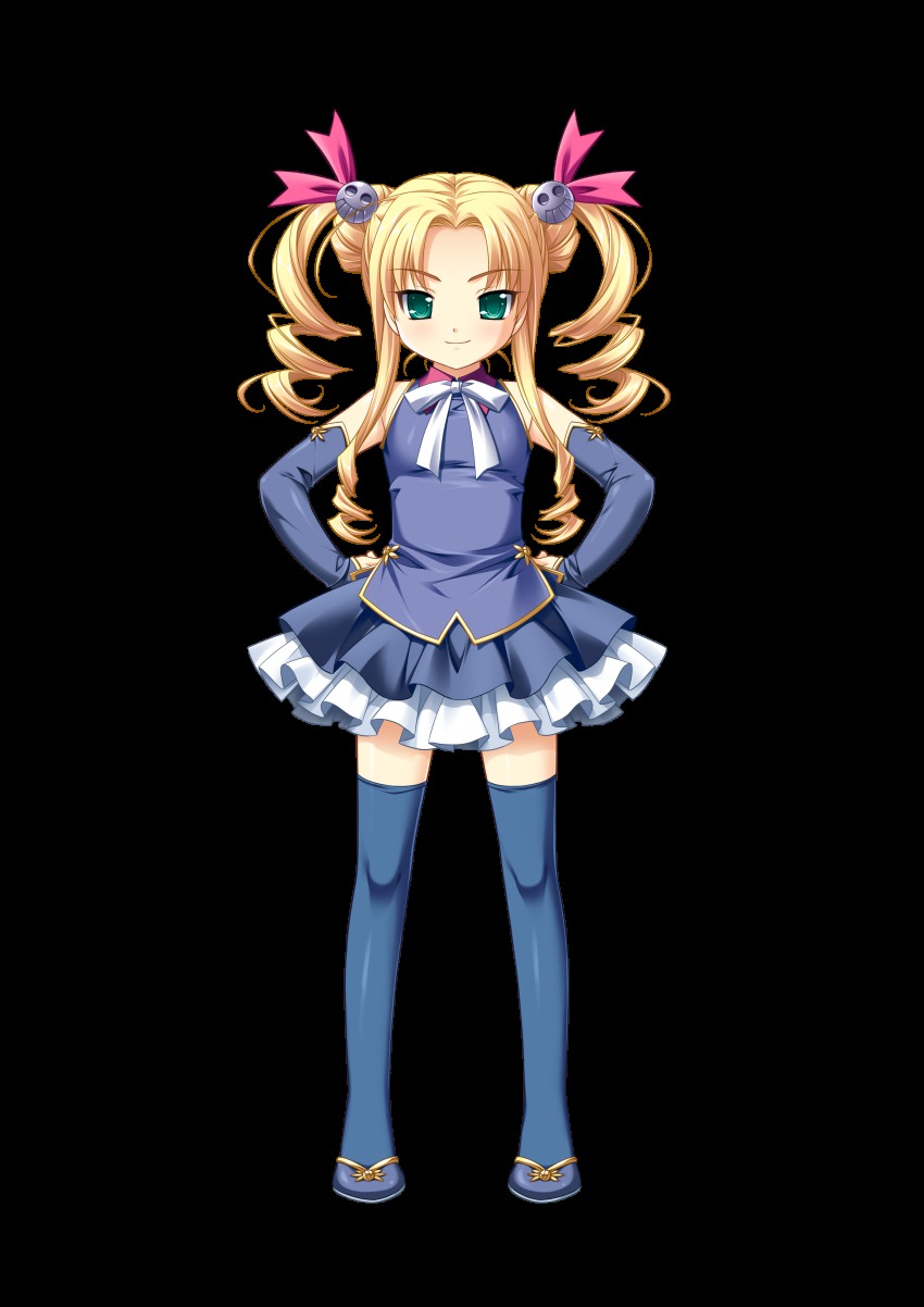 1girl, absurdres, blonde_hair, cosplay, curly_hair, detached_sleeves, enjutsu_(koihime_musou), female_focus