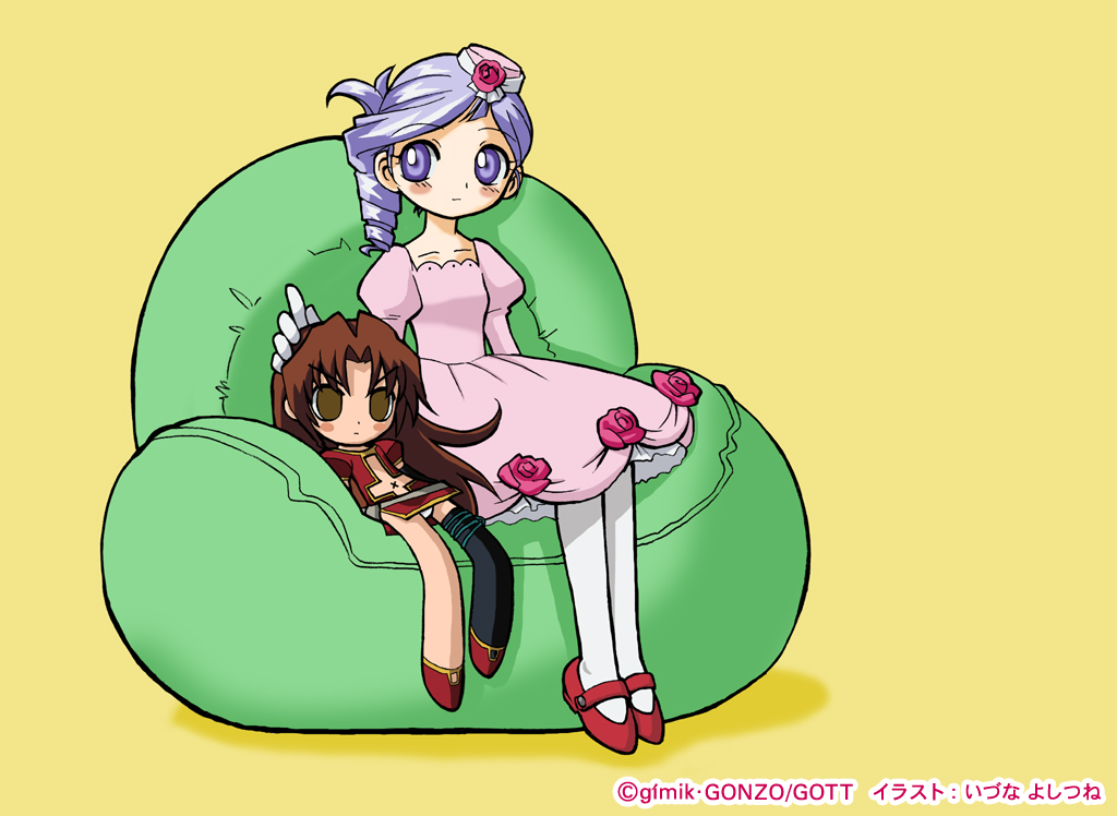 00s, 1girl, character_doll, chibi, doll, eclair_(kiddy_grade), eyecatch, female_focus