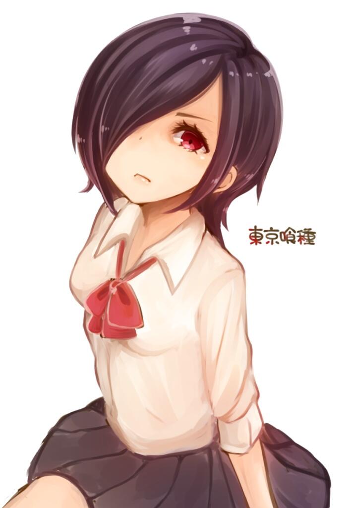 10s, 1girl, bad_id, bad_twitter_id, black_skirt, collared_shirt, copyright_name, female_focus