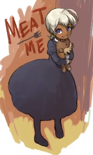 10s, 1girl, aged_down, bobfosse, dark-skinned_female, dark_skin, dress, english_text