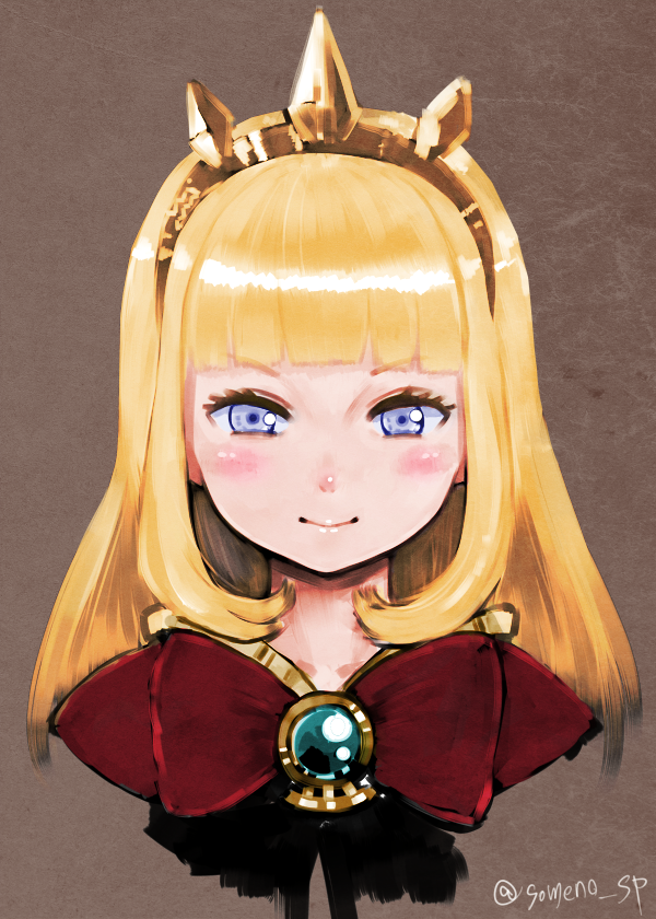 10s, 1girl, bad_id, bad_pixiv_id, blonde_hair, cagliostro_(granblue_fantasy), crown, female_focus