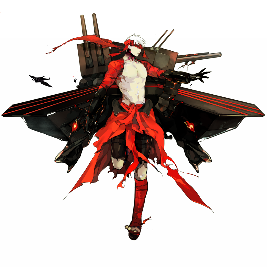 1boy, archer_(fate), archer_(prisma_illya), blindfold, colored_blindfold, crimo, crossover, fate/kaleid_liner_prisma_illya