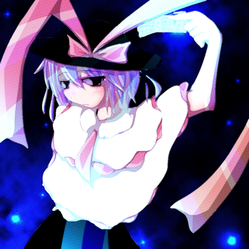 1girl, bad_id, bad_pixiv_id, blurry, female_focus, hat, imoni, lowres