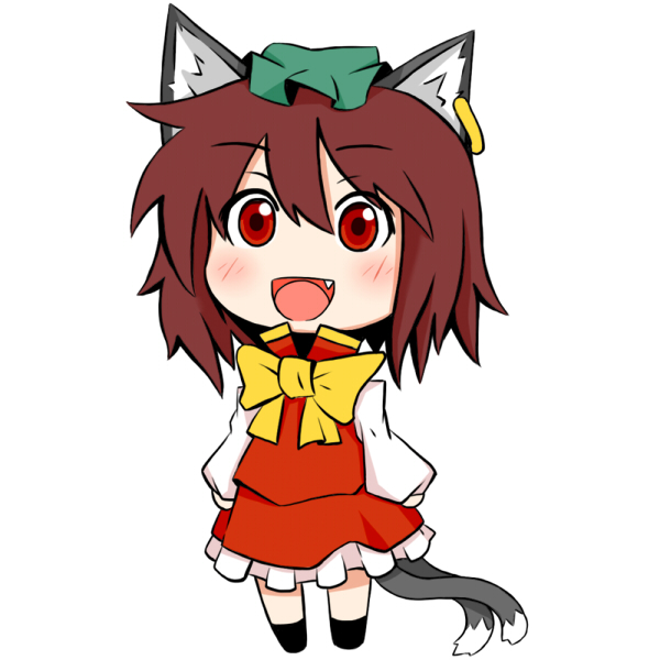 1girl, :d, animal_ears, black_legwear, brown_eyes, brown_hair, cat_ears, cat_tail