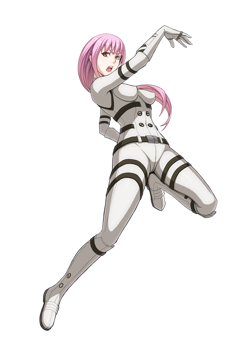 1girl, belt, bodysuit, female_focus, hayate_(leaf98k), honoka_hou, honoka_sisters, impossible_bodysuit