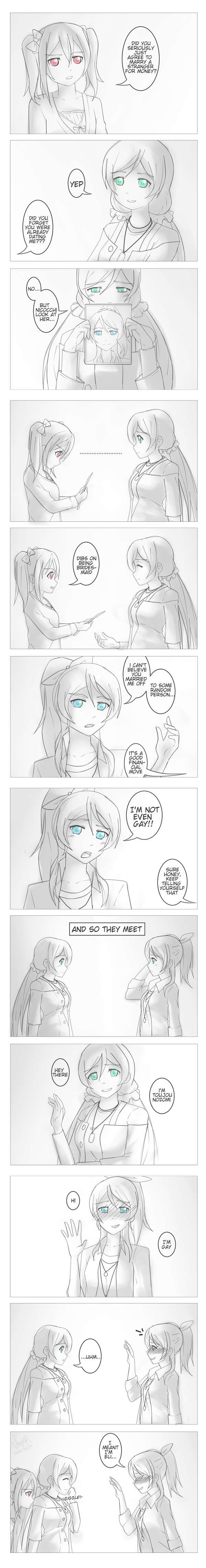 ..., 10s, 2015, 3girls, absurdres, ayase_eli, blue_eyes, blush