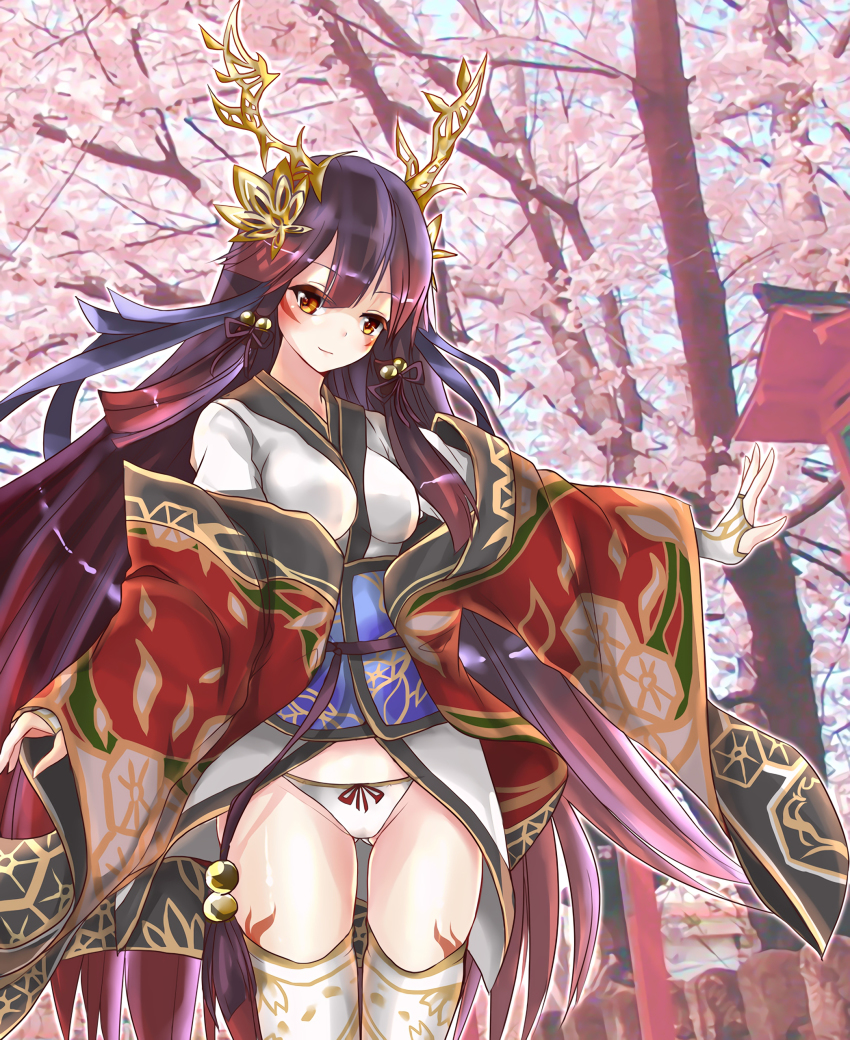 1girl, absurdres, bow, bow_panties, breasts, female_focus, highres, khibiki_(brequiem)