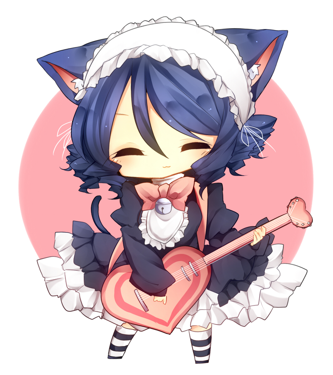 10s, 1girl, :3, a-iueo, accurate_lolita_coord, animal_ears, bell, blue_hair