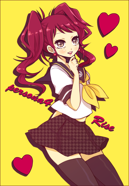 atlus, bad_id, bad_pixiv_id, blush, heart, kujikawa_rise, long_hair, persona