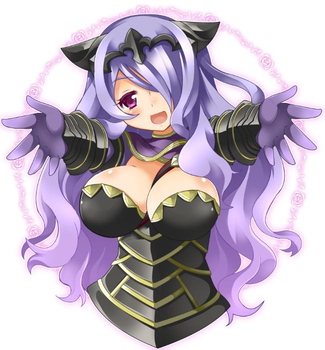 1girl, armor, breasts, camilla_(fire_emblem), cleavage, female_focus, fire_emblem, fire_emblem_fates