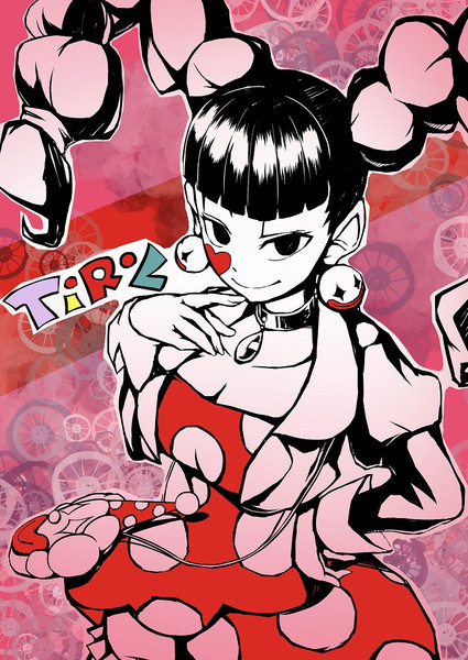 00s, 1girl, artist_request, breasts, capcom, yuika_(mega_man), female_focus, looking_at_viewer