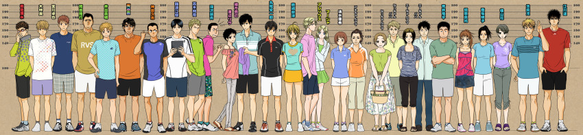 6+boys, 6+girls, alex_o'brien, aoi_ryuuhei, araya_hiroshi, araya_hiroshi_(baby_steps), baby_steps, black_hair