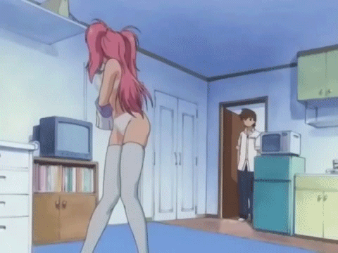 00s, animated, animated_gif, anime_screenshot, bra, breasts, jewelry, large_breasts